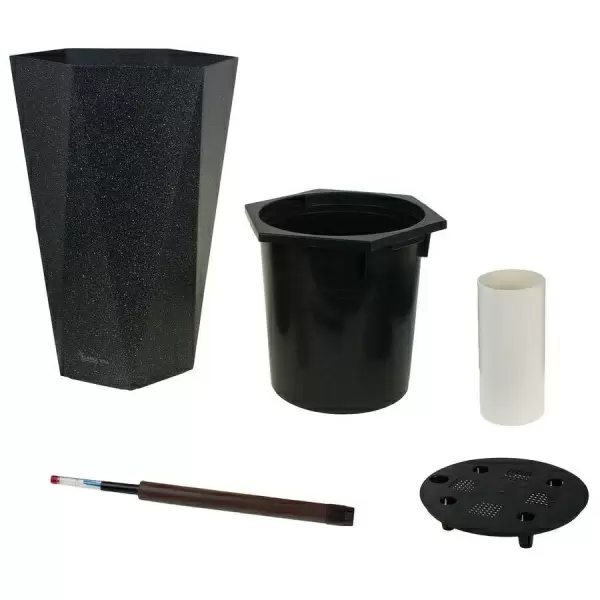 Пластиковое кашпо с автополивом Conic Vase Ribs WL Пластиковое кашпо с автополивом Conic Vase Ribs WL