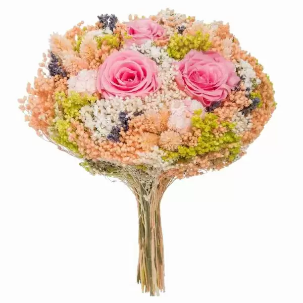 Стабилизированный букет Романтика розовый