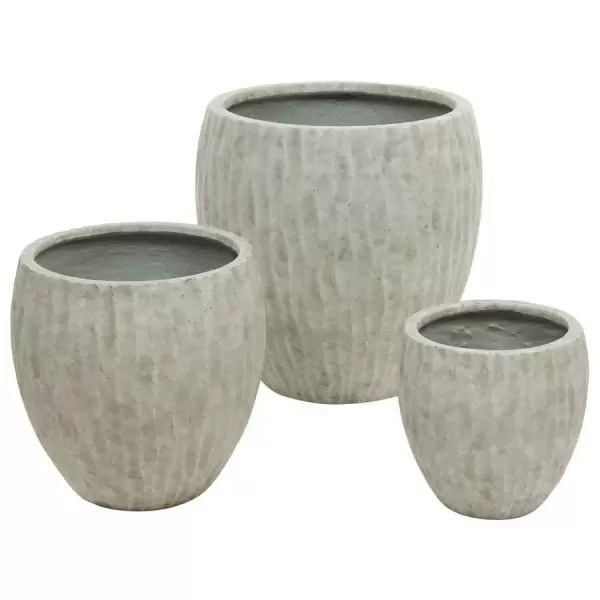 Большой уличный горшок Waves Round