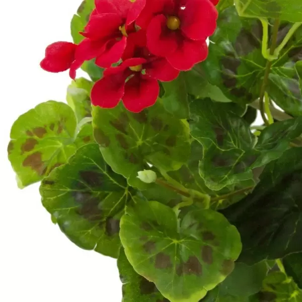 Герань в кашпо искусственная