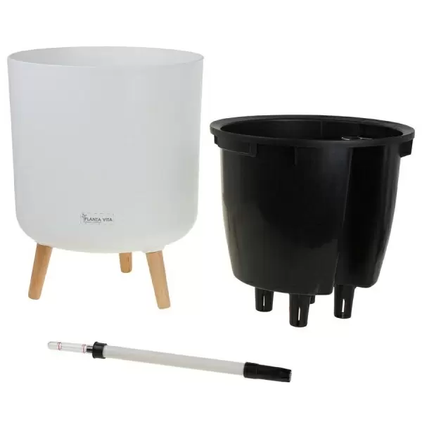 Пластиковое кашпо с автополивом Cylinder Matt WL