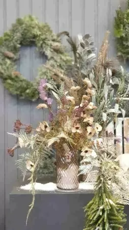 Стеклянная ваза Домания