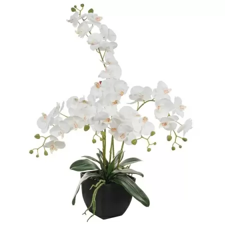 Орхидея искусственная в кашпо