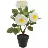 Роза искусственная в кашпо Роза искусственная в кашпо