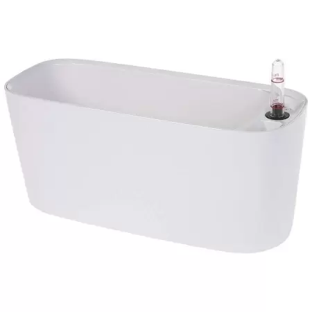 Пластиковое кашпо с автополивом Oval Silk