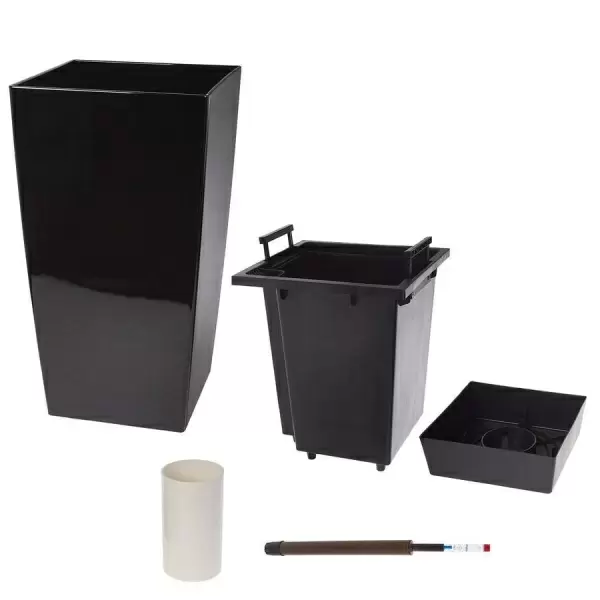 Пластиковое кашпо с автополивом Conic Silk