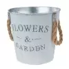 Кашпо металлическое Flowers