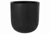 Цветочный горшок Round Plain Black column