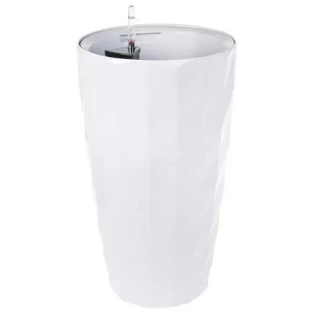Пластиковое кашпо с автополивом Vase Rib