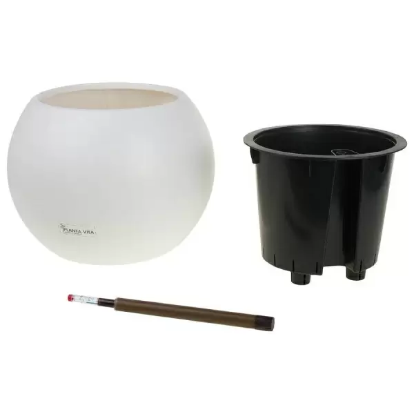 Пластиковое кашпо с автополивом Ball Matt