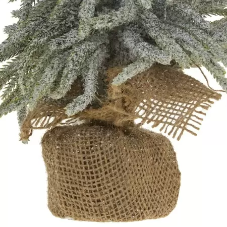 Ель настольная заснеженная искусственная  Ель настольная заснеженная искусственная