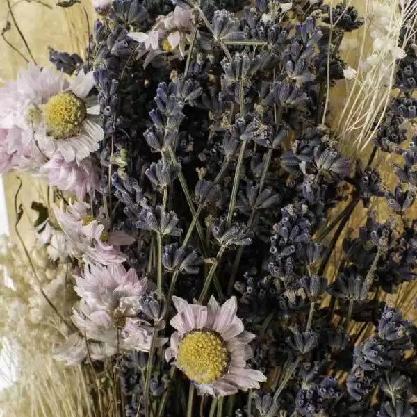Стабилизированный букет Лаванда с пшеницей и розовым цмином