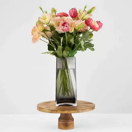 Ваза стеклянная Квадратная