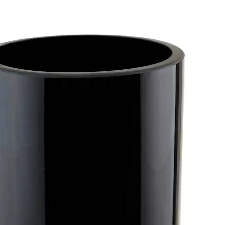 Стеклянная ваза Черный цилиндр