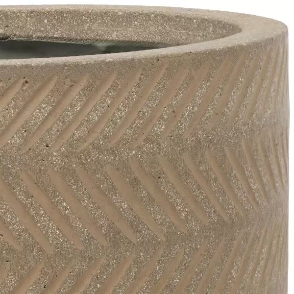 Большой горшок Fishbone Fossil-wood Cylinder
