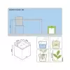 Кашпо Lechuza Canto LED Cube
