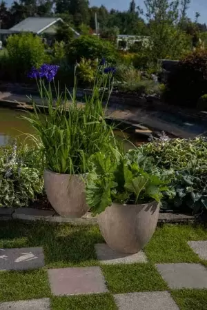 Цветочный горшок Round Terra Washed bowl