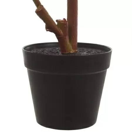 Роза искусственная в кашпо Роза искусственная в кашпо