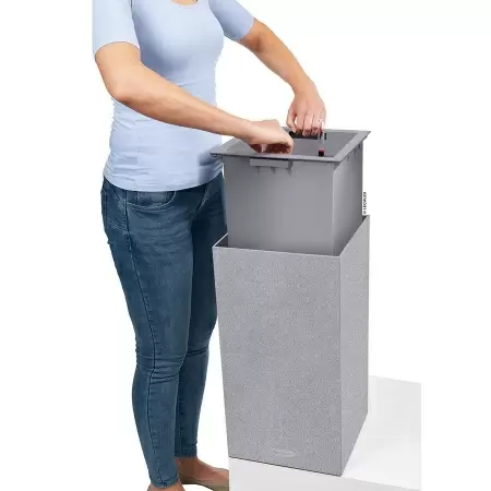 Кашпо Lechuza Canto Stone high