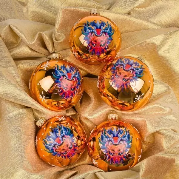 Елочная игрушка Дракон