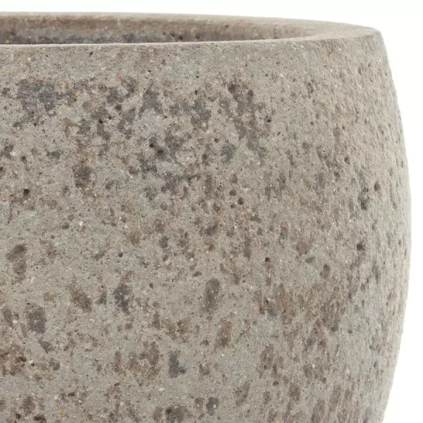 Большой цветочный горшок Plain stone Round