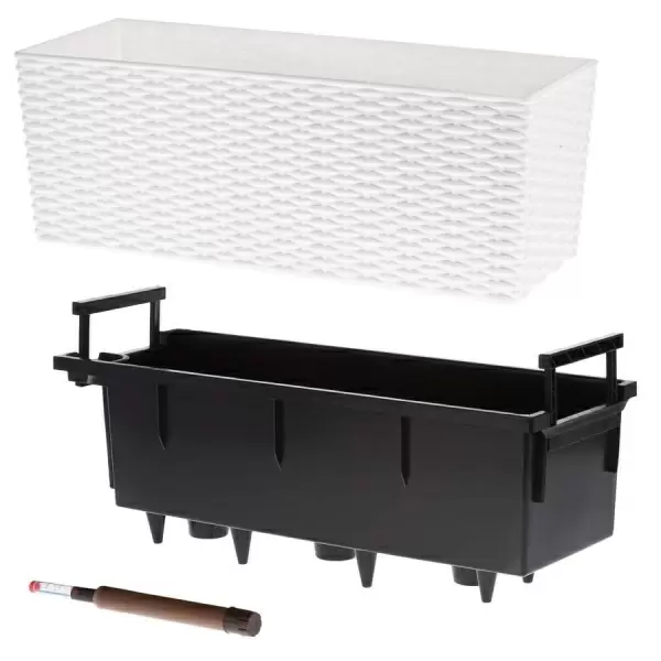 Пластиковое кашпо с автополивом Balcony Twist Пластиковое кашпо с автополивом Balcony Twist