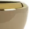 Керамическое кашпо Pastel Golden