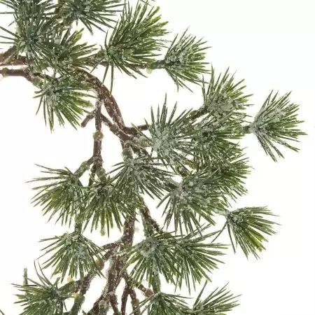 Венок еловый искусственный Заснеженный