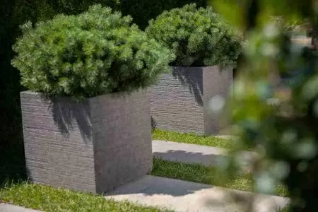 Цветочный горшок Square Brown Washed cube