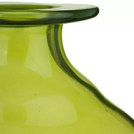 Стеклянная ваза бутылочная Грауле