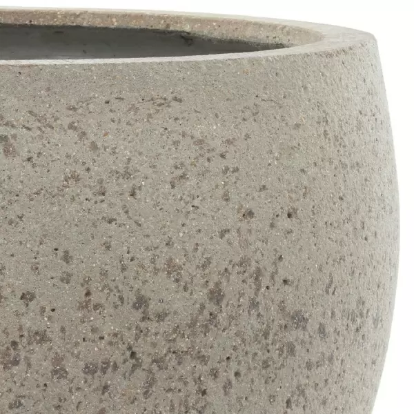 Большой цветочный горшок Plain stone Round