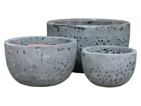 Горшок для цветов S-black Round