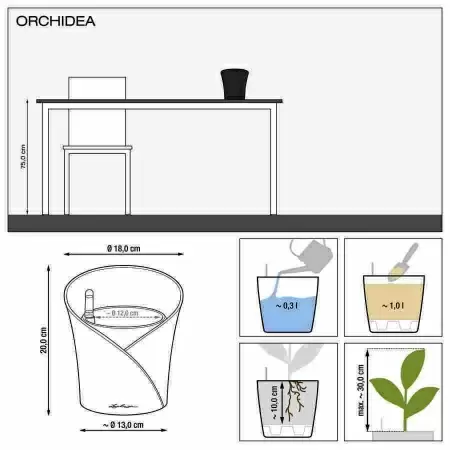 Кашпо Lechuza Orchidea Кашпо Lechuza Orchidea