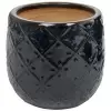 Кашпо керамическое Портвейн