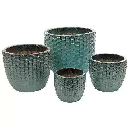 Большой керамический горшок Duo Round