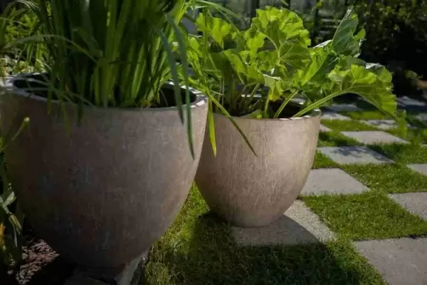 Цветочный горшок Round Terra Washed bowl