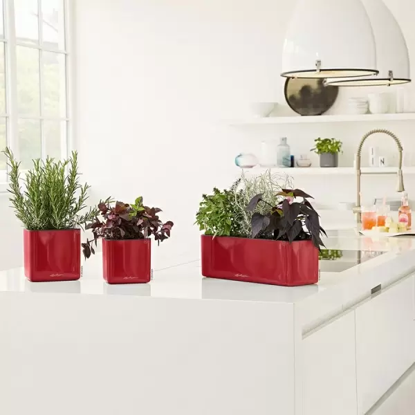 Кашпо Lechuza Cube Glossy Triple