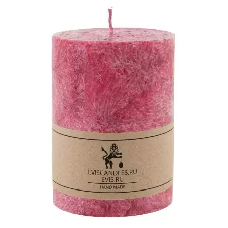 Свеча парафиновая фукси