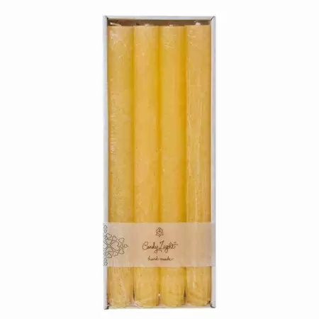 Набор столовых свечей оранжевые