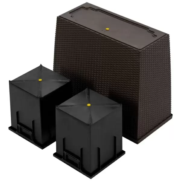 Кашпо OLA DOM RATTAN Dual 28 литров фото