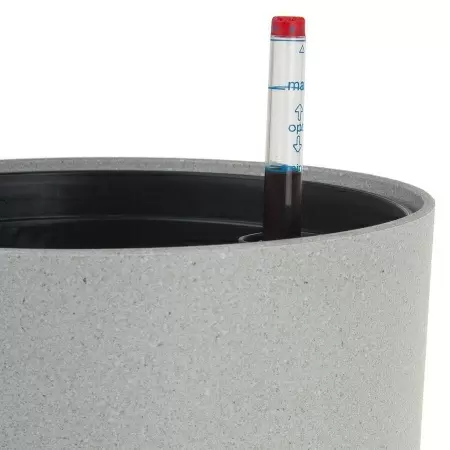 Пластиковое кашпо с автополивом Cylinder Stone