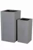 Цветочный горшок Square Plain Grey high Цветочный горшок Square Plain Grey high