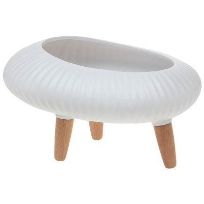 Керамическое кашпо на ножках