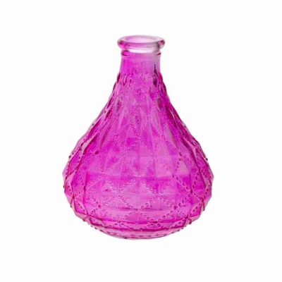 Стеклянная ваза-бутылка Зухо