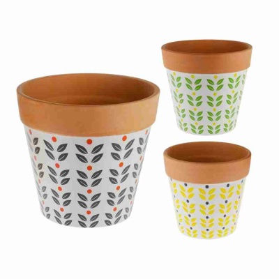 Керамический горшок Глазурованная терракота