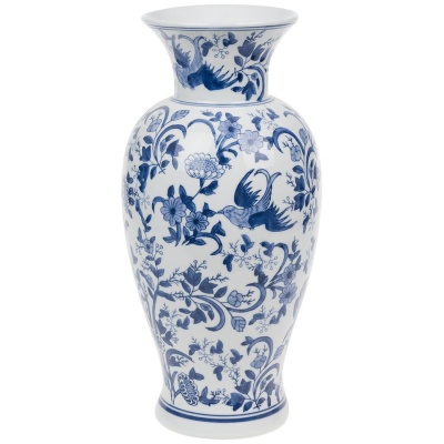 Керамическая ваза Шинуазри Blue