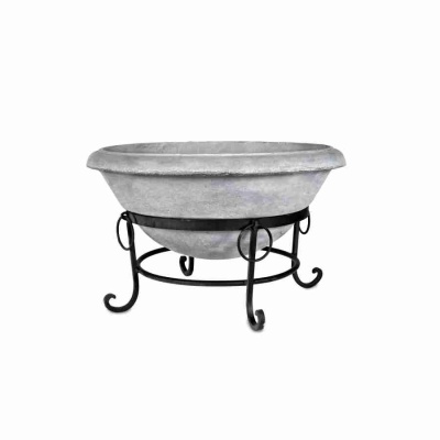 Горшок металлический на ножках