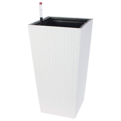 Пластиковое кашпо с автополивом Conic Twist