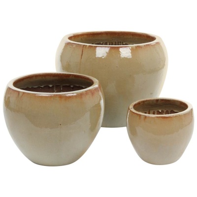 Кашпо керамика Кракелюр 