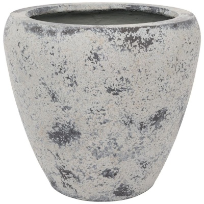 Большой цветочный горшок Plain Round Patina